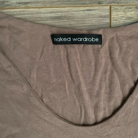 Naked Wardrobe longsleeve “Come around” bodysuit XL in Coco - Picture 3 of 5